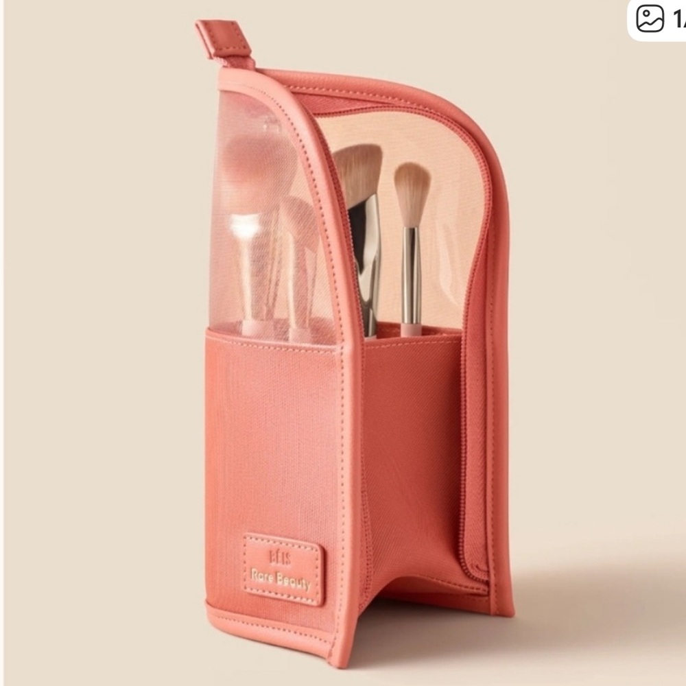 Rare Beauty x Beis - The Makeup Brush Pouch 
in Worth BNWT